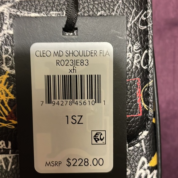 New DKNY Cleo Graffiti Crossbody Bag - Picture 6 of 6